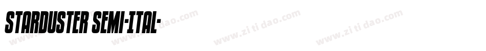 Starduster Semi-Ital字体转换